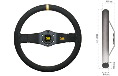 OMP Rallye steering wheel