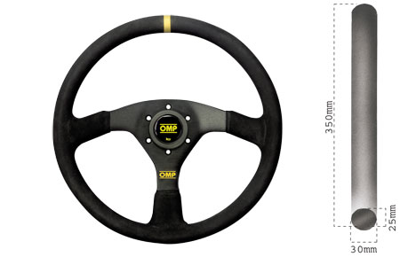 OMP Velocità steering wheel